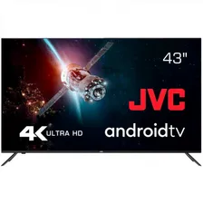 Телевизор JVC LT-43M797, Android 9.0, 4K, SMART TV, Bluetooth, Голосовое управление Безрамочный