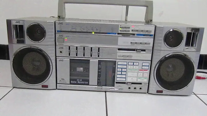 Classic JVC PC-R55C/D55C/B55K Componet Boombox Circa 1979-80s