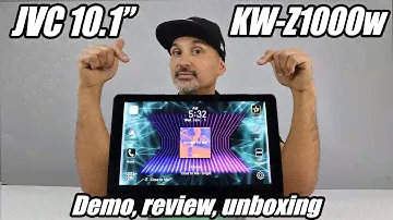 JVC KW-Z1000W 10.1" Multimedia Headunit Car Stereo Floating Panel Radio w/ Apple Car Play REVIEW