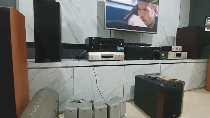 JVC RX-5042  + Sony SS-MSP1 + PHASE TECH T-6.5 = movie test part 2.