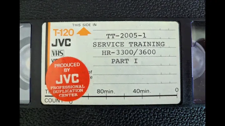 JVC Service Tape HR-3300/3600 TT-2005 pt 1