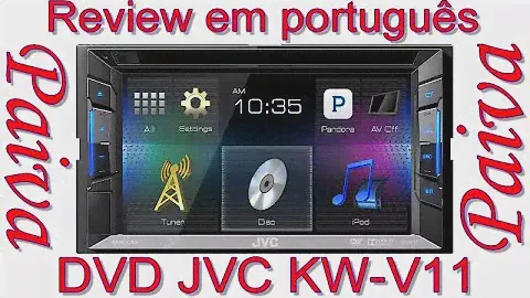 Review DVD JVC KW-V11 - Em português
