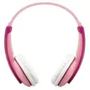 Наушники JVC беспроводные детские, модель HA-KD10W-P-E, серия KIDS - Bluetooth. Цвет: розовый