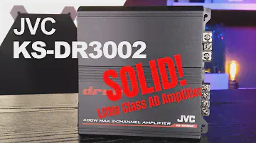 This amp is SOLID! - JVC KS-DR3002 little class AB amplifier
