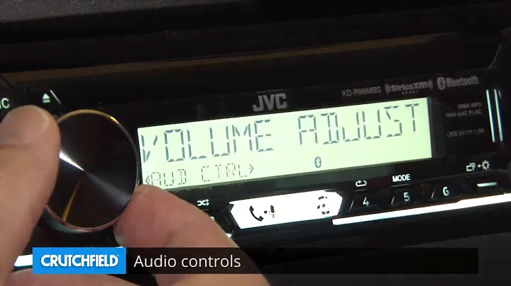 JVC KD-R99MBS Display and Controls Demo | Crutchfield Video