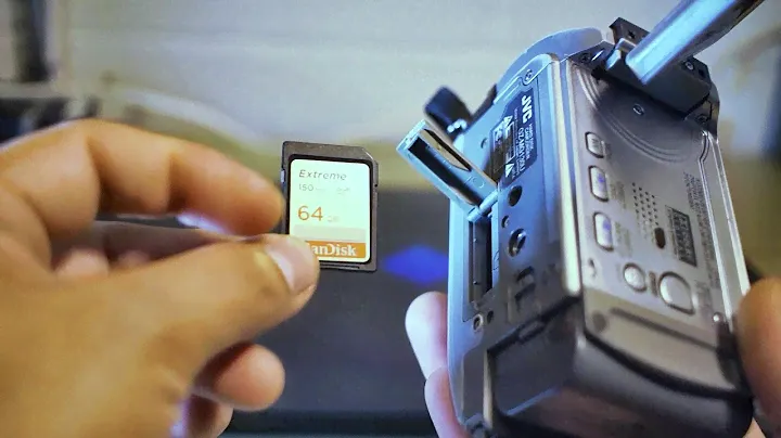 How to use SD Card with Everio JVC MG130 Tutorial