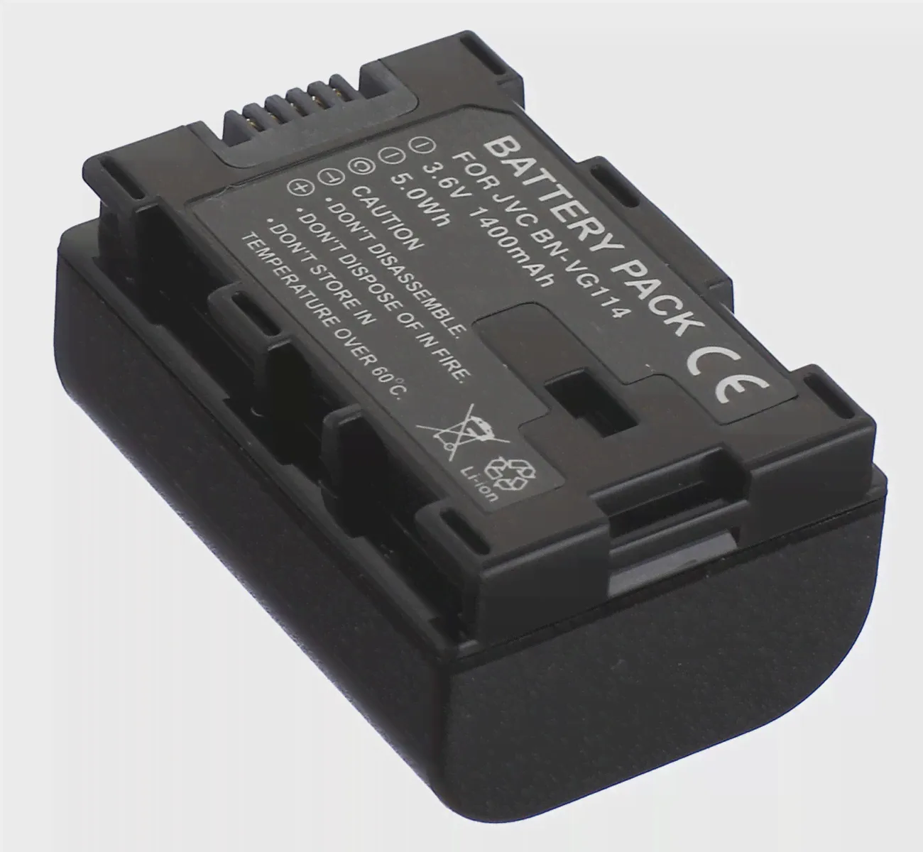 Аккумулятор + зарядное устройство USB с ЖК-дисплеем для JVC Everio GZ-E15BE, GZ-E15RE, GZ-E15SE, GZ-EX315BE, GZ-EX315SE, GZ-EX315WE, GZ-EX510BE, GZ-EX515BE (art.: 3a36d1604c6)