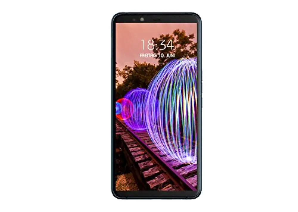 Мобильные телефоны и смартфоны JVC J20 14,35 cm (5,65 Zoll) Smartphone (HD Display, 64GB interner Speicher, 4GB RAM, 16MP und 5 MP Kamera, Android 8.0) Schwarz