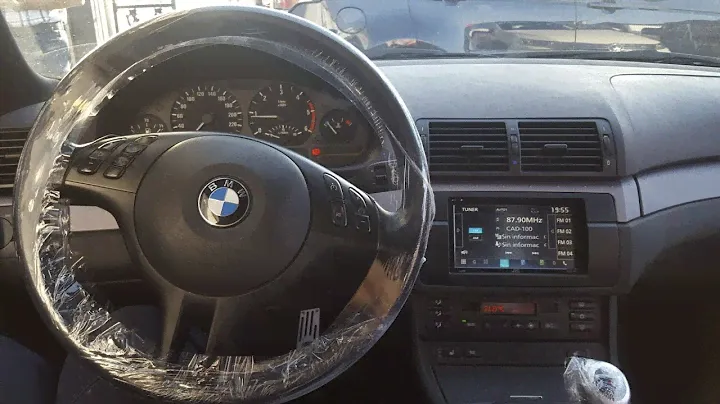 BMW E46   2DIN JVC KW M730BT  Apple Carplay y Android Auto