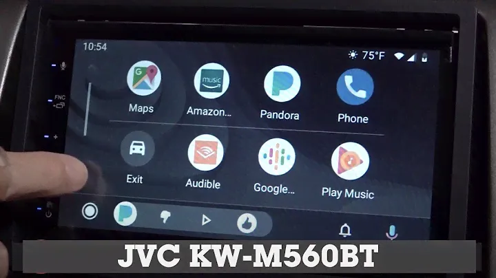 JVC KW-M560BT Display and Controls Demo | Crutchfield Video