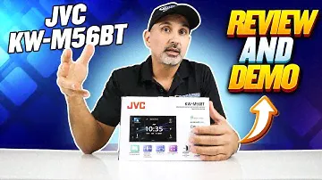 JVC KW-M56BT Car Stereo Head-unit Review and Demo with Apple CarPlay and Andriod Auto