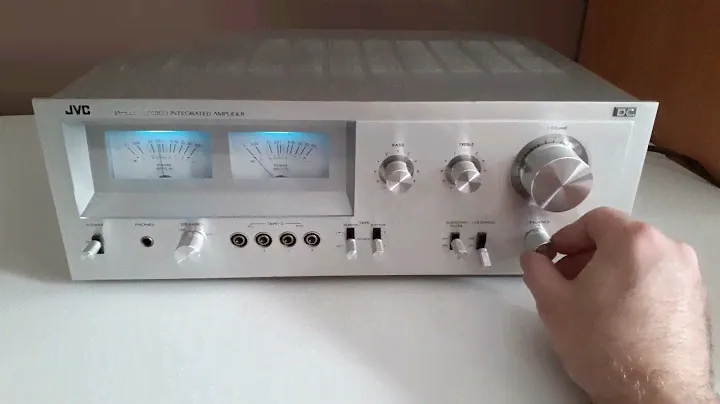 JVC JA-S22 DC Stereo Integrated Amplifier (1977-79') - Demo, Test after repair and maintenance